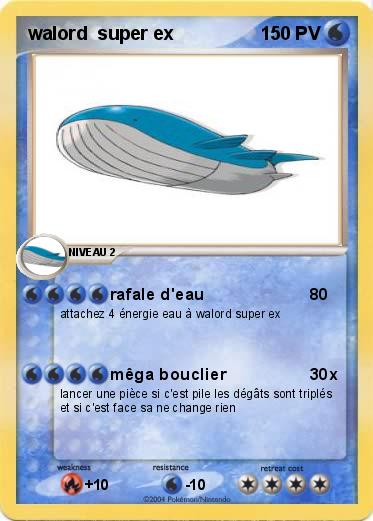 Pokemon walord  super ex