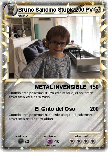 Pokemon Bruno Sandino Stupka