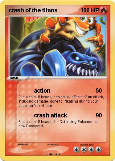 Pokemon crash of the titans