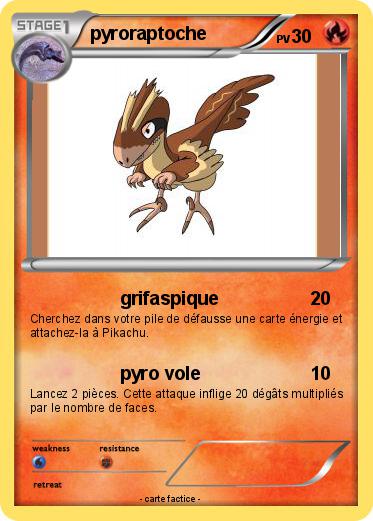 Pokemon pyroraptoche