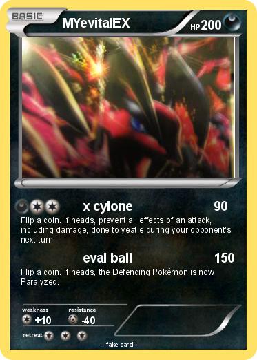 Pokemon MYevitalEX