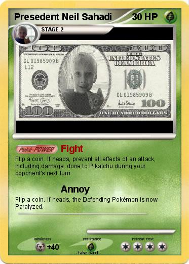 Pokemon Presedent Neil Sahadi