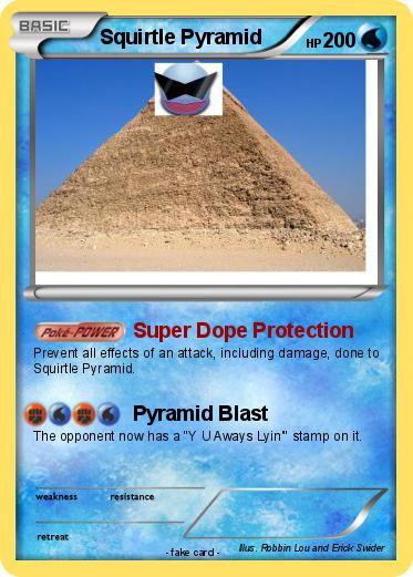 Pokemon Squirtle Pyramid