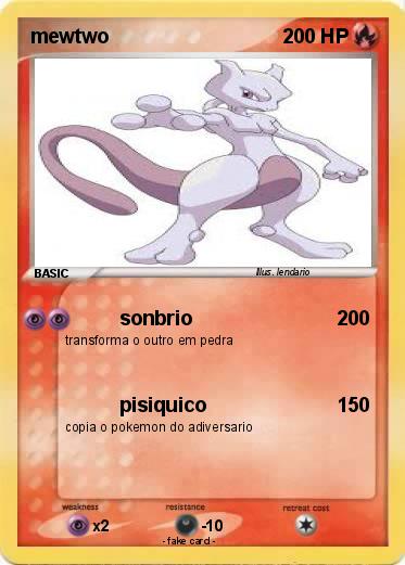 Pokemon mewtwo
