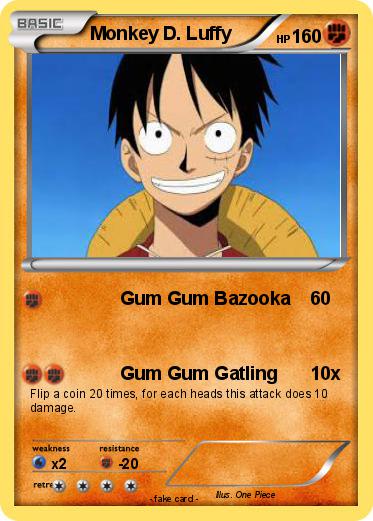 Pokemon Monkey D. Luffy