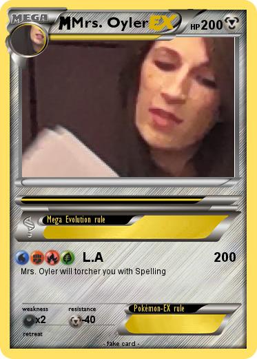 Pokemon Mrs. Oyler