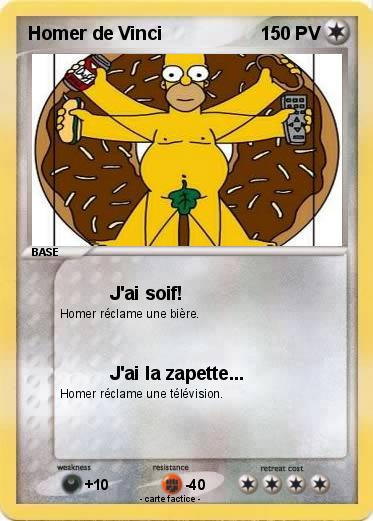 Pokemon Homer de Vinci