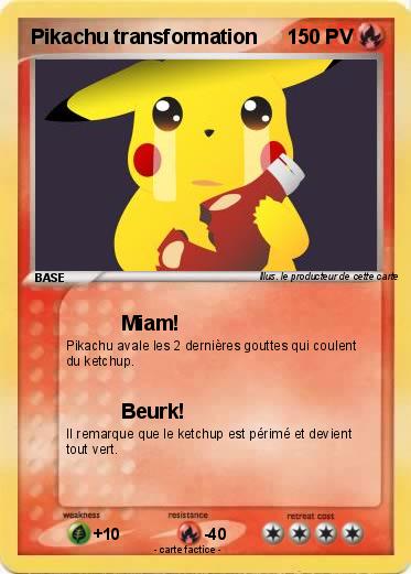 Pokemon Pikachu transformation
