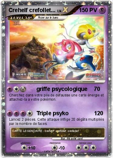 Pokemon Crehelf crefollet...