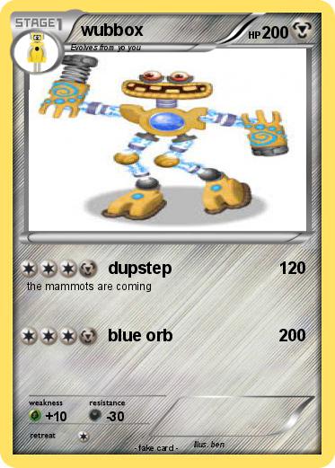 Pokemon wubbox