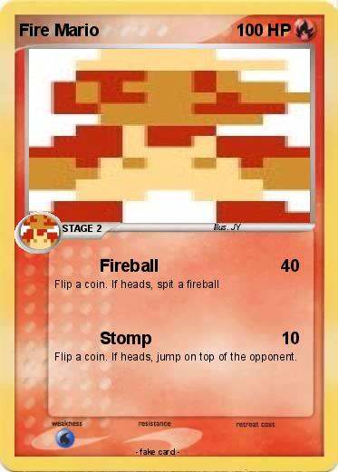 Pokemon Fire Mario