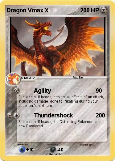 Pokemon Dragon Vmax X