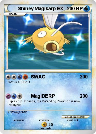 Pokemon Shiney Magikarp EX