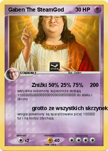 Pokemon Gaben The SteamGod