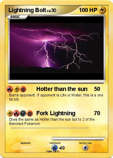Pokemon Lightning Bolt