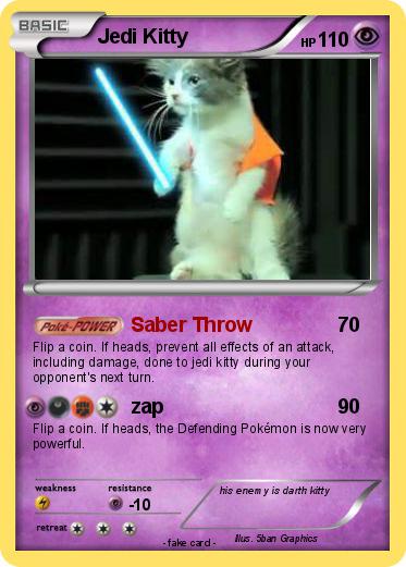 Pokemon Jedi Kitty