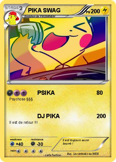 Pokemon PIKA SWAG