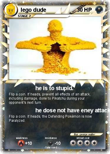 Pokemon lego dude