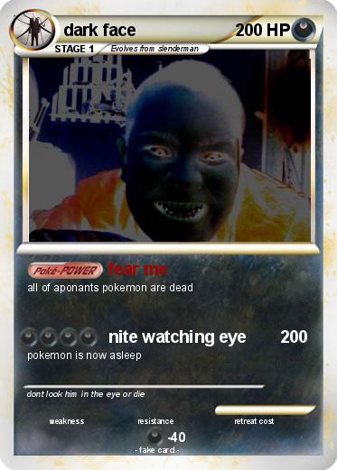Pokemon dark face