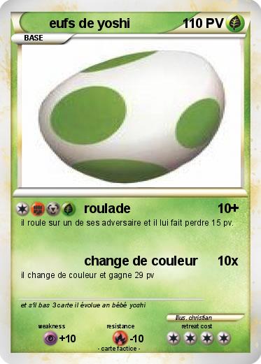 Pokemon eufs de yoshi