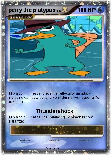 Pokemon perry the platypus