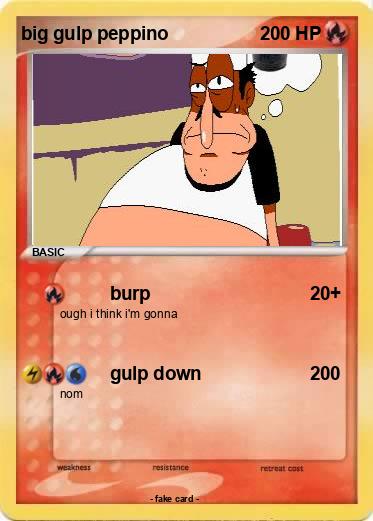 Pokemon big gulp peppino