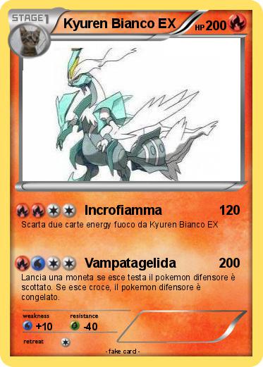 Pokemon Kyuren Bianco EX