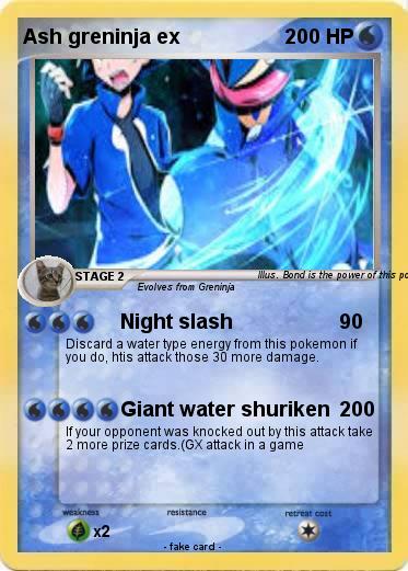 Pokemon Ash greninja ex