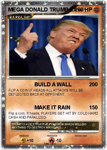 Pokemon MEGA DONALD TRUMP EX