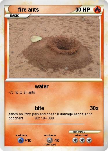 Pokemon fire ants