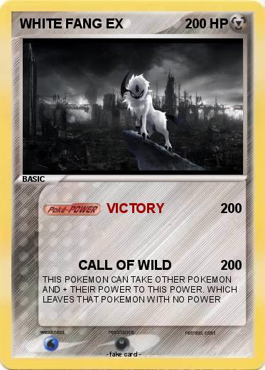Pokemon WHITE FANG EX