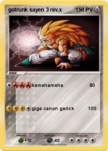 Pokemon gotrunk sayen 3 niv.x