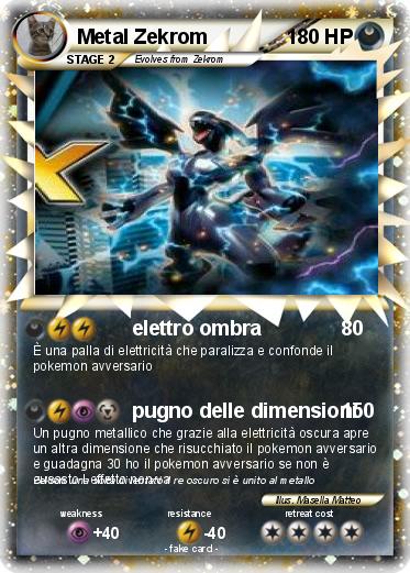 Pokemon Metal Zekrom