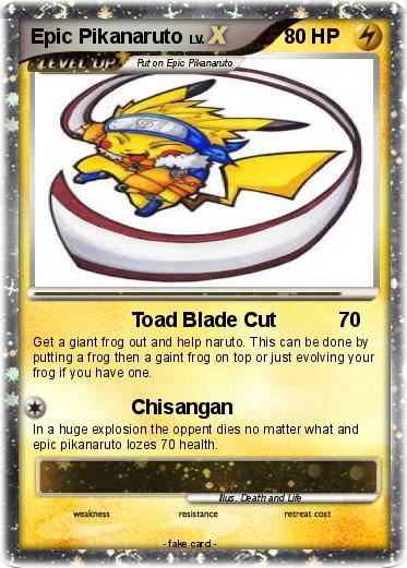 Pokemon Epic Pikanaruto
