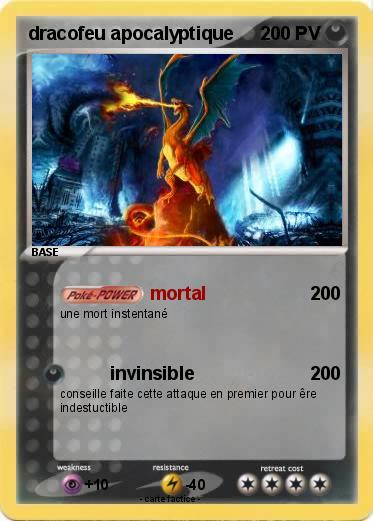 Pokemon dracofeu apocalyptique