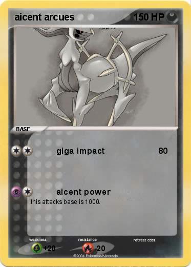 Pokemon aicent arcues