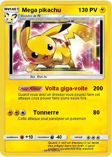 Pokemon Mega pikachu