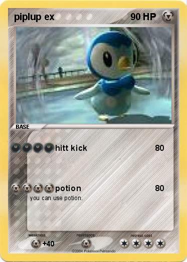 Pokemon piplup ex