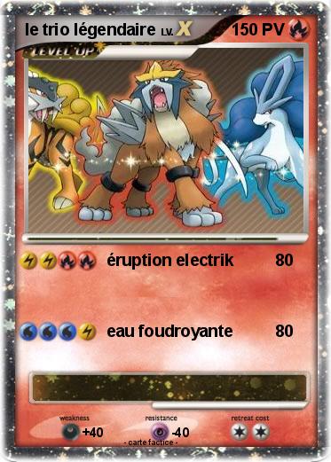 Pokemon le trio légendaire
