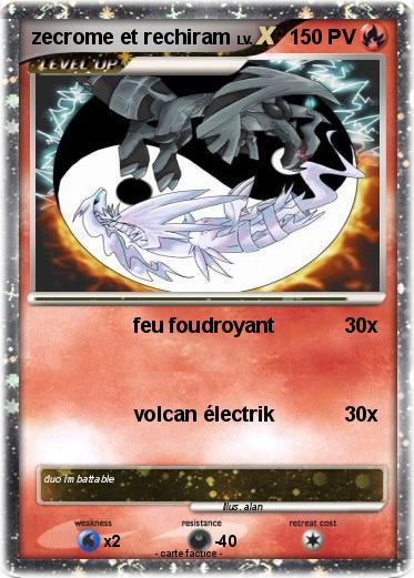 Pokemon zecrome et rechiram