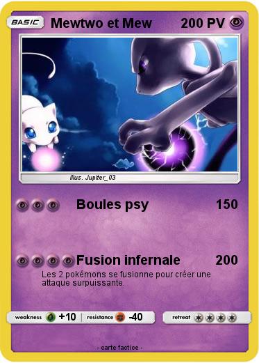 Pokemon Mewtwo et Mew