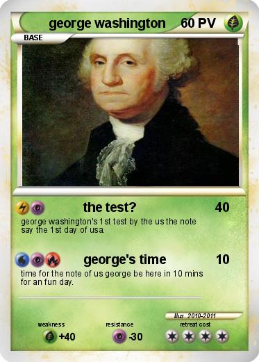 Pokemon george washington