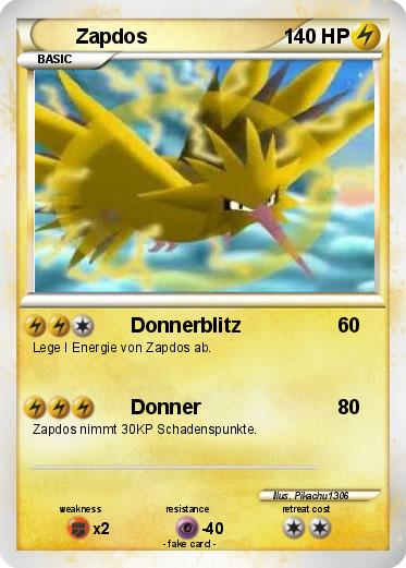 Pokemon Zapdos