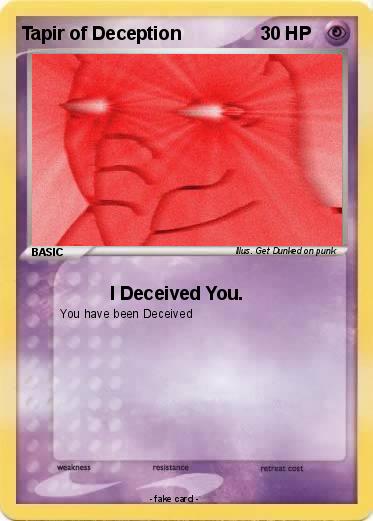 Pokemon Tapir of Deception
