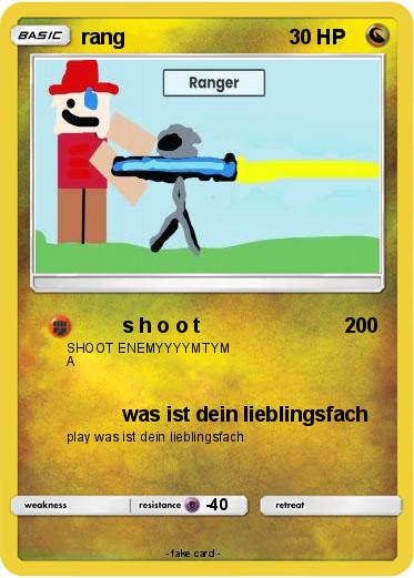 Pokemon rang