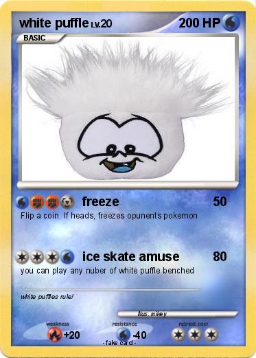 Pokemon white puffle