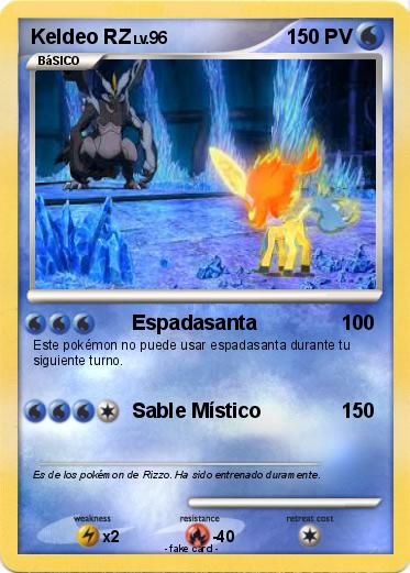 Pokemon Keldeo RZ
