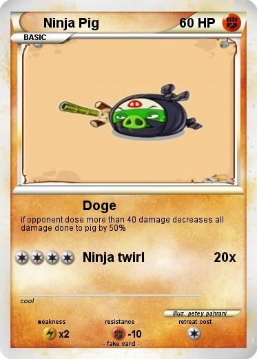 Pokemon Ninja Pig