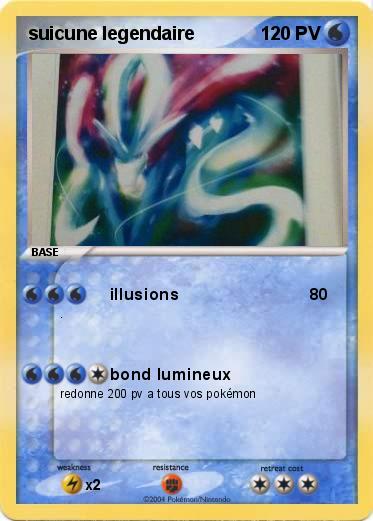 Pokemon suicune legendaire