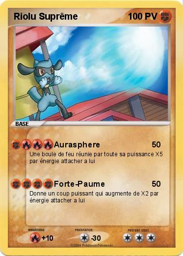 Pokemon Riolu Suprême